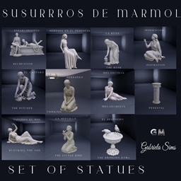 GM_ SUSURROS DE MARMOL_SET OF STATUES logo
