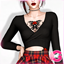 Long Sleeve Wrap V-Neck Crop Top logo