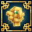 Animated 3D totem of undying logo