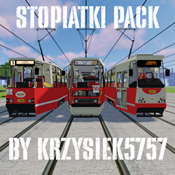 Stopiatki Tram Pack by Krzysiek5757 [Immersive Railroading] project image