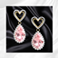 Pink Diamond and Heart Earrings v2 logo