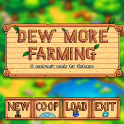 [CP] Dew More Farming - Main Menu logo