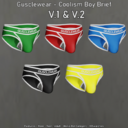 Gusclewear - Coolism Boy Brief V.1&V.2 logo