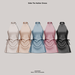 [cocomint] Side Tie Halter Dress project image