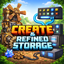 Create and refined storage logo