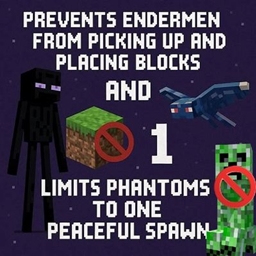No Enderman/Creeper Griefing & No Phantom Attacks (Achievement friendly) logo