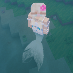Aino's Mermod Mermaid Tail Retexture 🤍 (Resource Pack Addon) logo