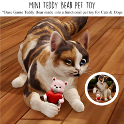 Mini Teddy Bear Pet Toy logo