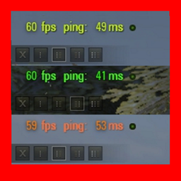 Hawg's Fps - Ping Colors Mod