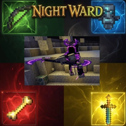 NightWard - A multi-class RPG modpack logo