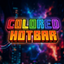 Colored hotbar UI+ logo