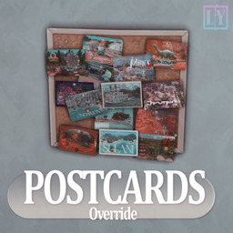 Postcards✉️Override logo
