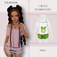 NANA7 - (Nia) Shirt w. Ruffled Skirt logo