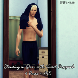 [F] Standing in Door with Towel Posepack (free) logo
