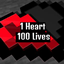 Only 1 Heart, 100 Lives logo