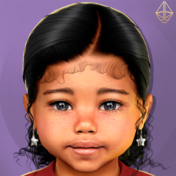 Aurum - Bisa sleek low bun for toddlers logo