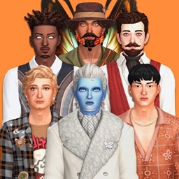 male occult sims project image