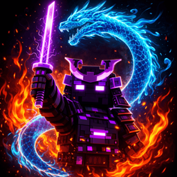 Glowing Samurai logo