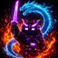 Glowing Samurai logo