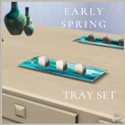 Early Spring Decorative Tray Set logo