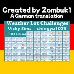 Weather Lot Challenges German Translation logo