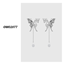 OWO2077 - Chic Metallic Butterfly Earrings [3 Variants] logo