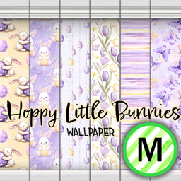 Merleaux - Hoppy Little Bunnies - Wallpaper logo