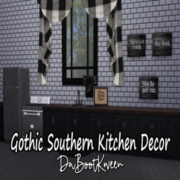 Gothic Southern Kitchen Decor logo
