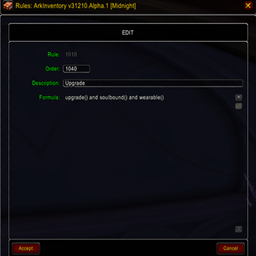 ArkInventory Rules+ logo