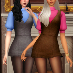 Elena Short Dress by Marronnie. logo
