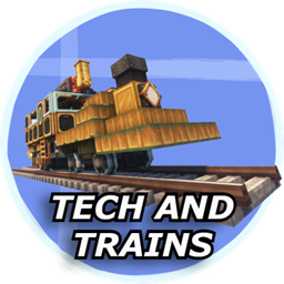 Tech and Trains with Guns logo
