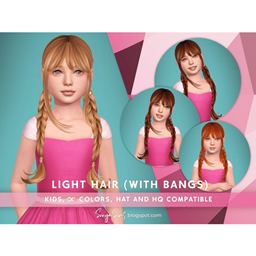 SONYASIMS -  Light Hair - With Bangs Kids project image