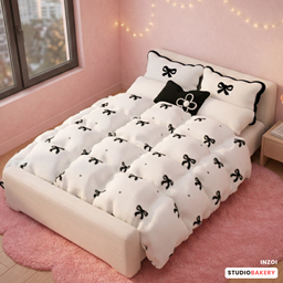 StudioBakery Cutie Bedroom Black & White Bed logo