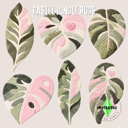 Pastel Jungle Rugs