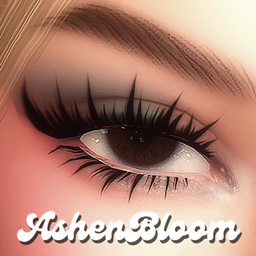 Eyelashes N001 - AshenBloom logo