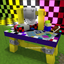 Sassys Multi Colour Checkered Blocks logo
