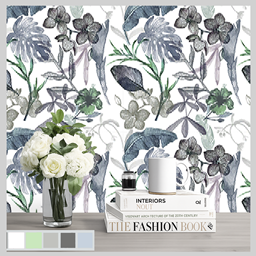 Sketch Botanical Floral Wallpaper | Flora and Fauna 44 project image