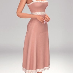 Layla - Midi Dress (lace & linen set) project image