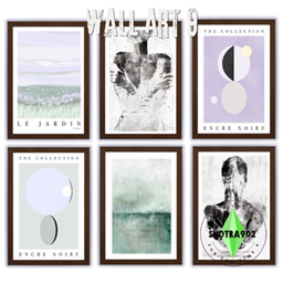 Wall Art 9 - Purple & Green