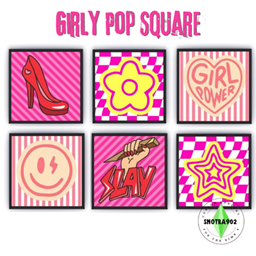 Girly Pop square