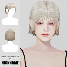 Maxis Match FHair 018 V1 logo