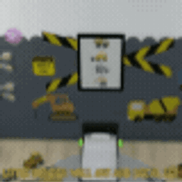 Little Builder Wall Art and Decal Set logo