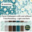 Floral Wallpaper with Panelling – Daisy Pattern, Light & Dark Swatches logo
