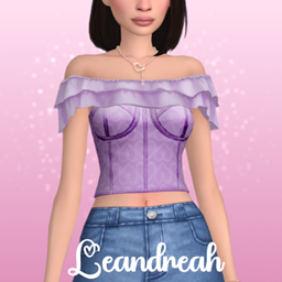 Romantica Ruffle Corset Top Set logo