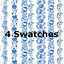 Vintage Love Wallpaper Blue Floral Borders logo