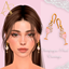 Champagne Pearl Earrings logo