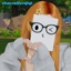 [charon&roqiqi]N1tissue covering face + glasses logo