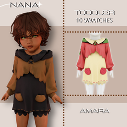 NANA7 - (Amara) Hooded set for toddlers logo