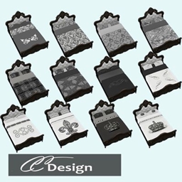 Twelve black bedding sets project image