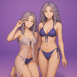  Sheer Lilac Sarong Dress + bikini🌸 logo